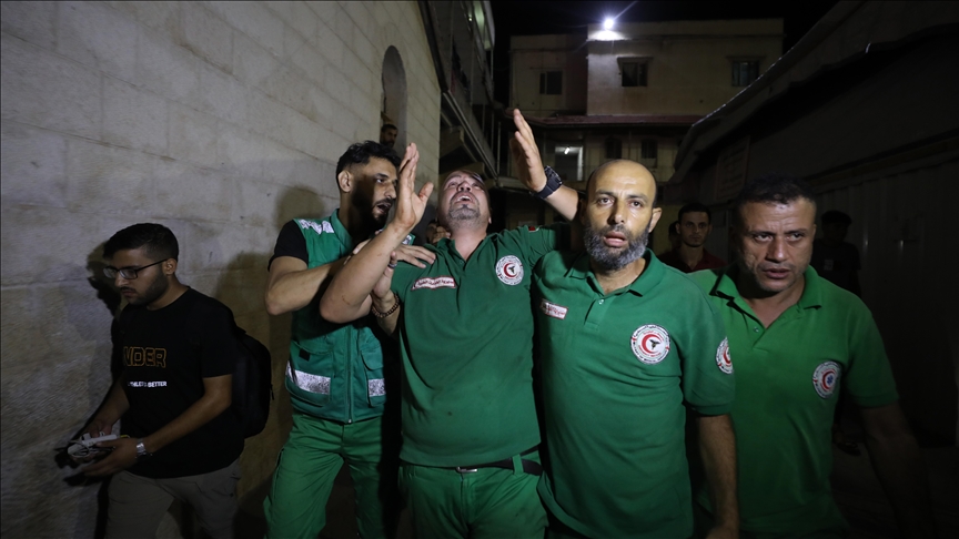 Gaza Red Crescent workers condemn Rafah’s ambulance massacre, vow to continue mission