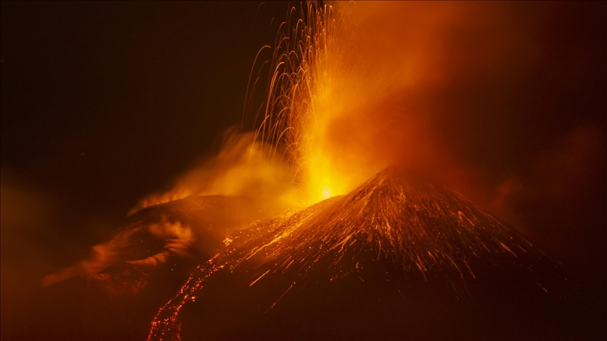 Italy's Mount Etna volcano spews out ash, lava again