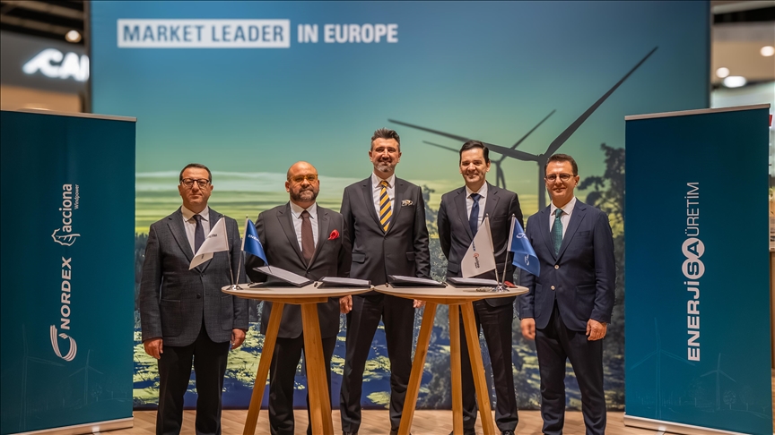 Enerjisa Üretim, Nordex Group ile tedarik, kurulum ve türbin bakım anlaşması imzaladı