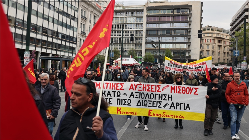 Workers, civil servants in Greece strike over cost-of-living crisis
