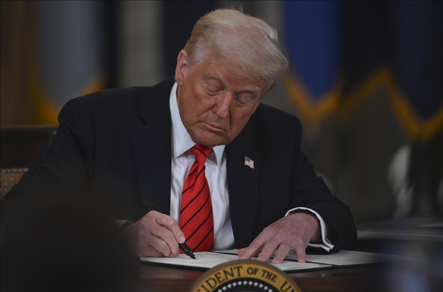 Trump signs executive order seeking to block state laws on climate change