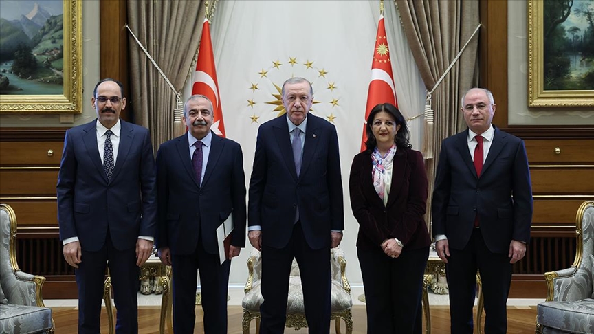 Cumhurbaşkanı Erdoğan, DEM Parti Milletvekilleri Buldan ve Önder'i kabul etti