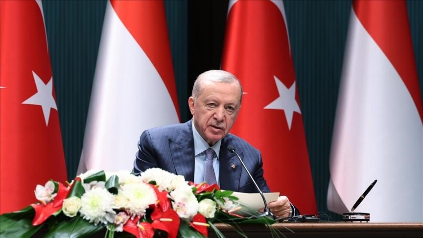 Erdogan: "Me pêngavên ji bo hecma bazirganiyê ya bi Endonezyayê ra derxînin 10 milyar dolarî dikarin bên avêtin nirxand"