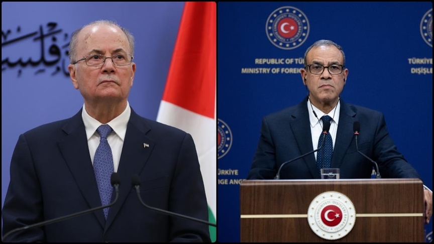 Filistin Başbakanı ve Mısır Dışişleri Bakanı Antalya'da "Gazze'deki ateşkesi" görüştü