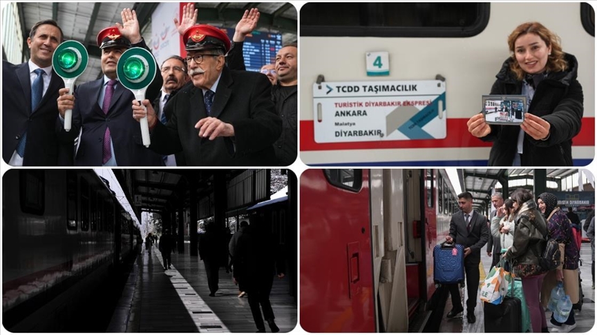 Turistik Diyarbakır Ekspresi yeni sezonun ilk seferi için yola çıktı