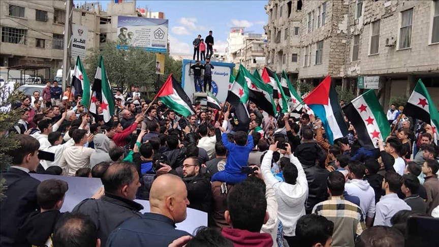 سوريا.. وقفات تضامنية دعما لغزة في مواجهة الإبادة الإسرائيلية