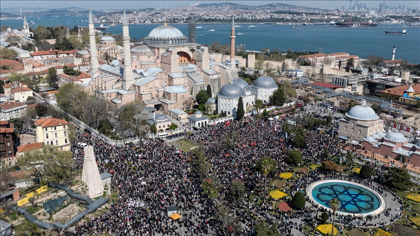 Yurdun birçok ilinde İsrail'in Gazze'ye saldırıları protesto edildi 