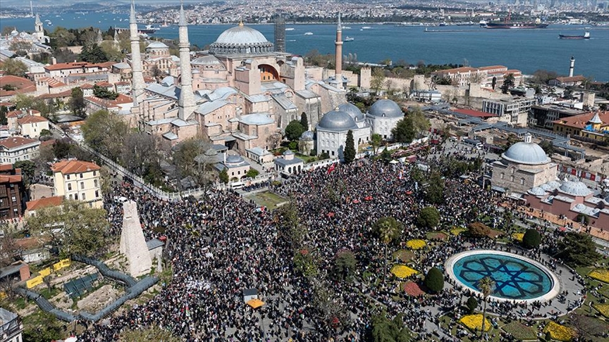 Demonstracije podrške narodu Palestine u Istanbulu
