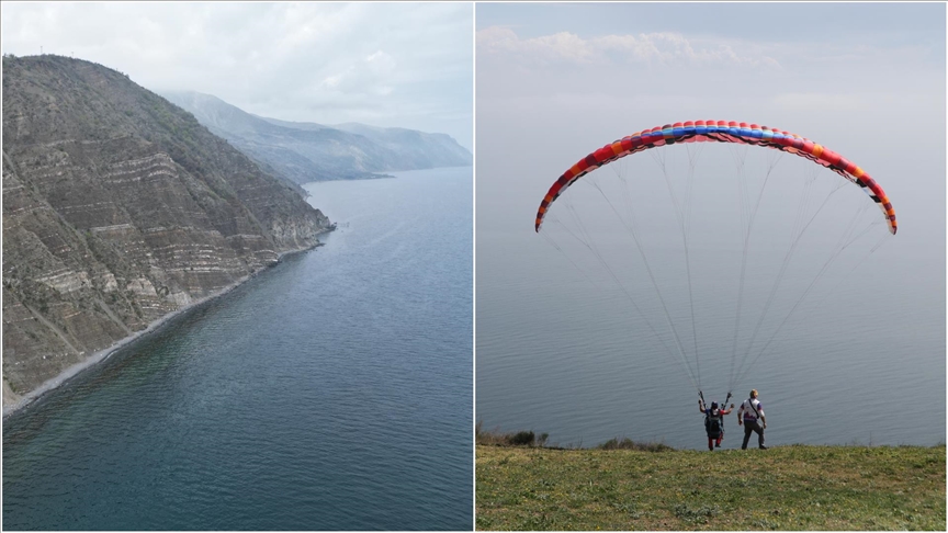 "Küçük Ölüdeniz" Uçmakdere doğa ve ekstrem spor tutkunlarını ağırlıyor