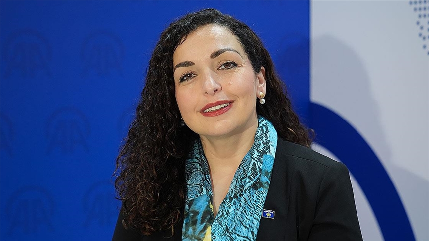 Kosova Cumhurbaşkanı Osmani, Cumhurbaşkanı Erdoğan'ın ülkesine verdiği desteğe vurgu yaptı