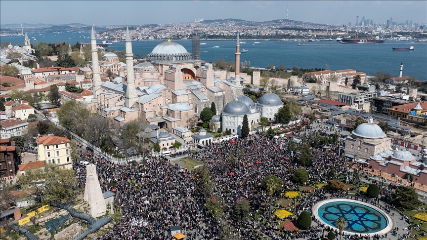 Thousands rally across Türkiye against Israel’s attacks on Gaza