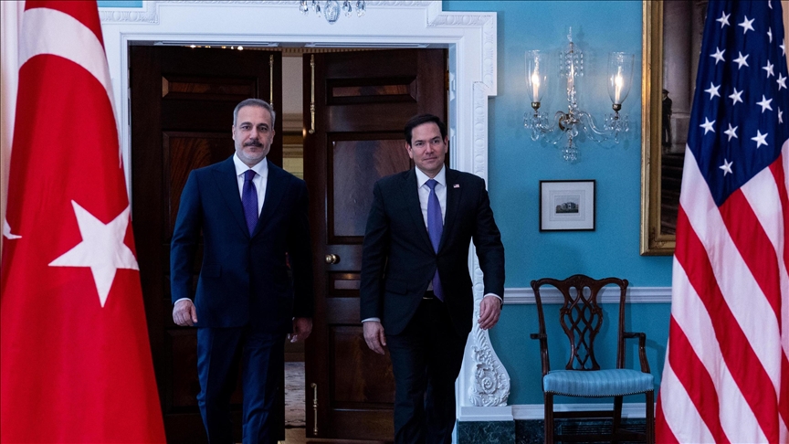Turkish foreign minister, US counterpart discuss Syria, Gaza, Ukraine