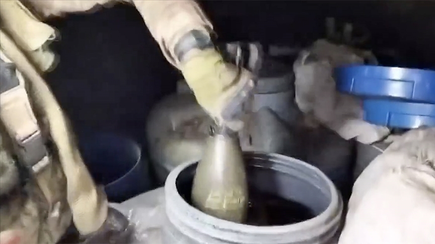 Pençe-Kilit Operasyonu bölgesinde teröristlere ait bir mağara kullanılamaz hale getirildi