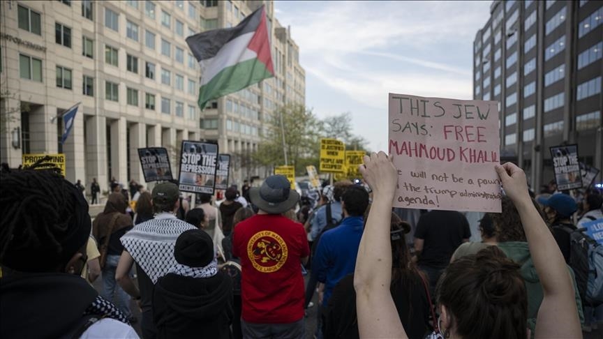Demonstrasi di Washington tuntut pembebasan Mahmoud Khalil