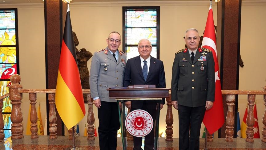 رئيس الأركان التركي يستقبل نظيره الألماني في أنقرة