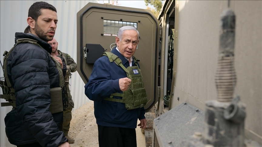 Netanyahu, ateşkesi bozarak saldırılara yeniden başladıkları Gazze'ye gitti