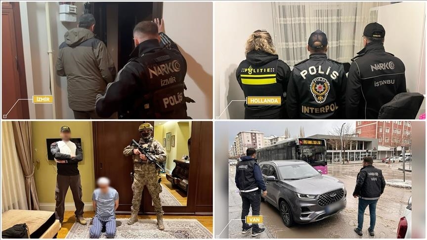 Operacion ndërkombëtar kundër drogës nën kryesimin e Türkiyes, në bashkëpunim edhe Kosova dhe Maqedonia e Veriut