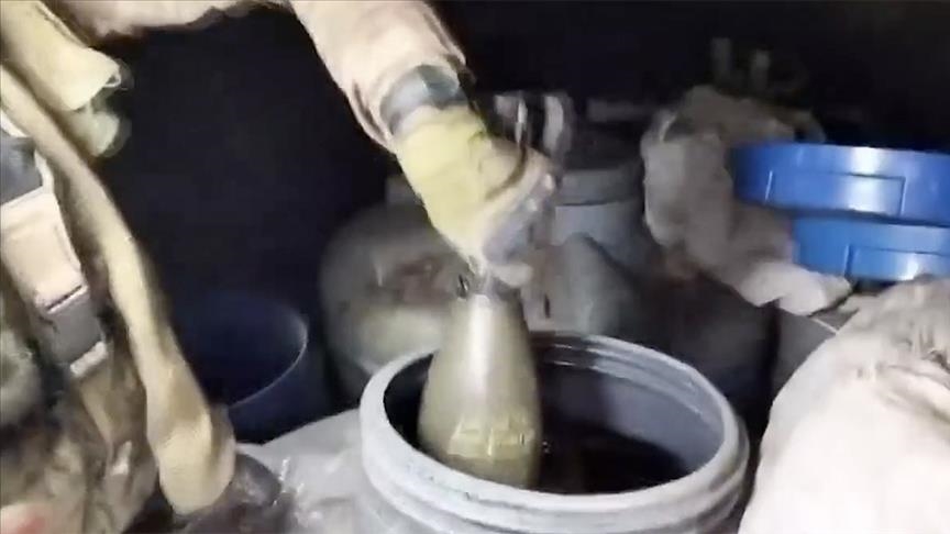 الجيش التركي يدمر مغارة للإرهابيين شمالي العراق