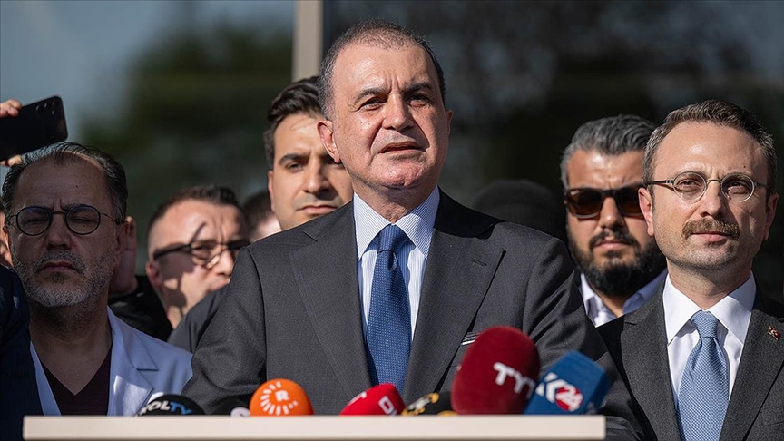 AK Parti Sözcüsü Çelik'ten TBMM Başkanvekili Önder'in tedavi gördüğü hastaneye ziyaret