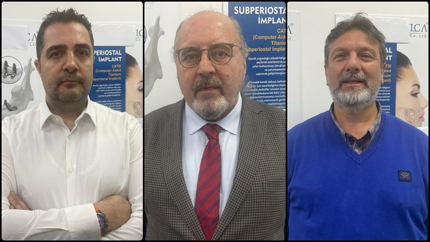 Çene kemiği erimiş hastalara özel titanyum diş implantı