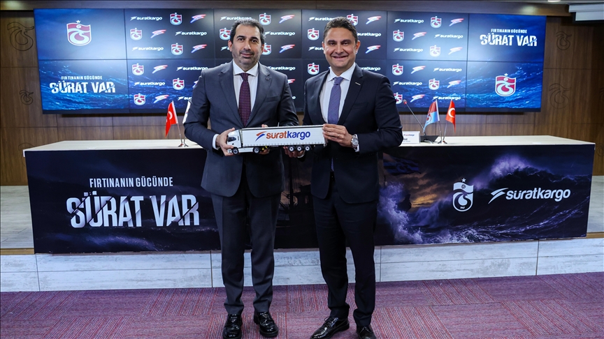 Trabzonspor'un resmi kargo taşıma sponsoru Sürat Kargo oldu