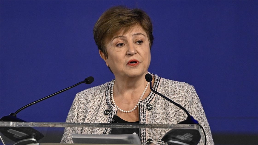 IMF Başkanı Georgieva, büyüme tahminlerinde aşağı yönlü revizyonların olacağına işaret etti