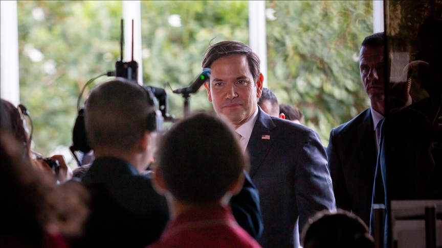 US secretary of state begins talks in Paris on Ukraine ceasefire, transatlantic tensions