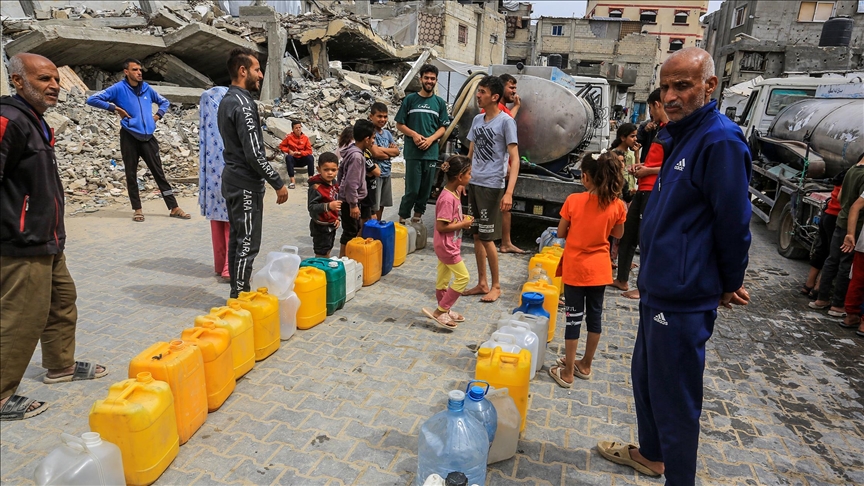 إعادة ضخ المياه لنحو مليون فلسطيني بمدينة غزة بعد انقطاعها أسبوعين