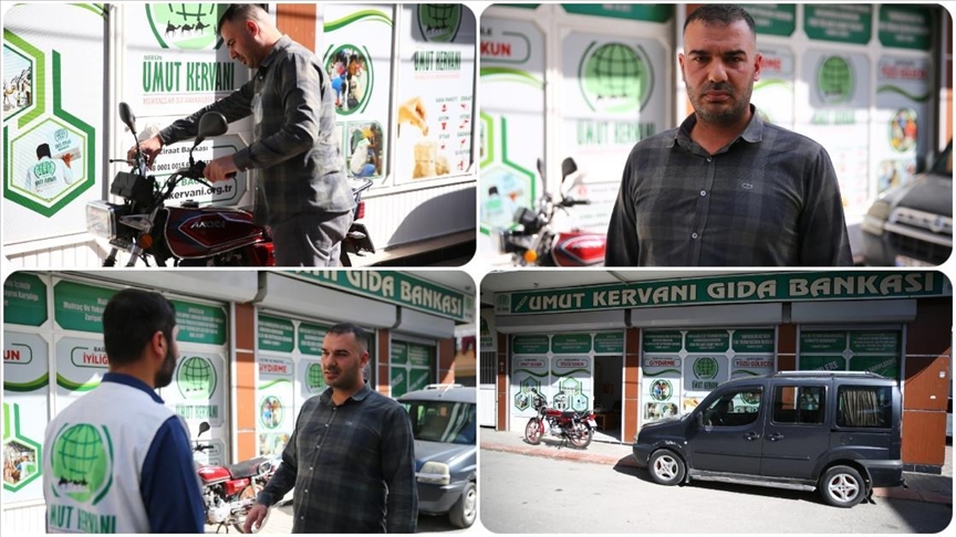 Mersinli iki hayırsever araçlarını Gazzelilere bağışladı