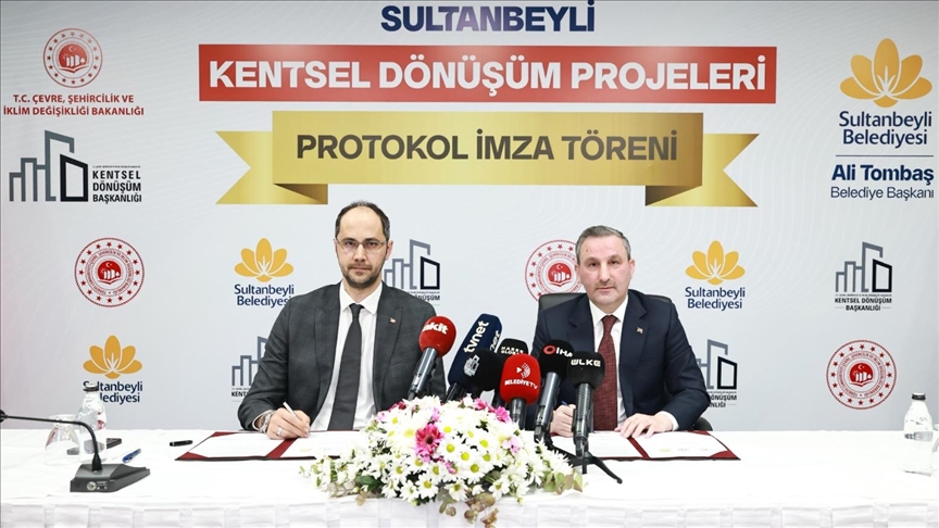 Sultanbeyli Belediyesi ile Kentsel Dönüşüm Başkanlığı arasında protokol imzalandı