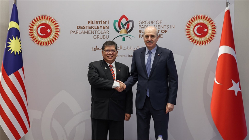 TBMM Başkanı Kurtulmuş, Malezya Temsilciler Meclisi Başkanı Abdul ile görüştü
