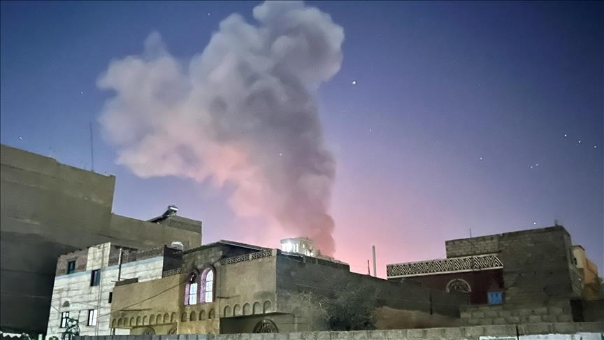 US airstrikes target Yemen’s capital: Houthis