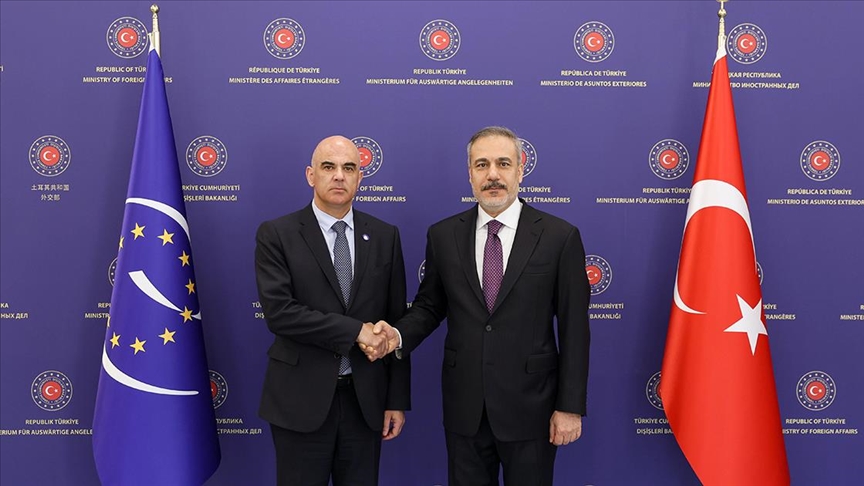Dışişleri Bakanı Fidan, Avrupa Konseyi Genel Sekreteri Berset ile görüştü
