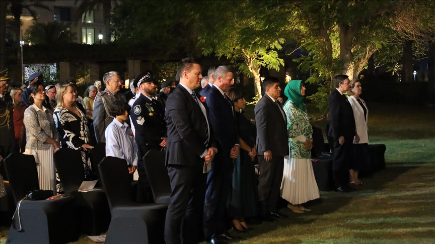 Katar'da Anzak Günü dolayısıyla anma töreni düzenlendi
