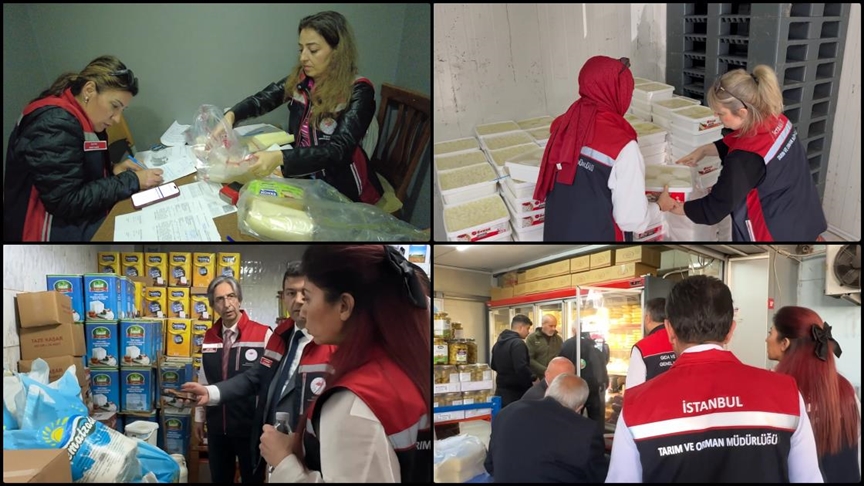 Tarım ve Orman Bakanlığından Bayrampaşa'da toplu satış yapılan gıda sitelerine denetim