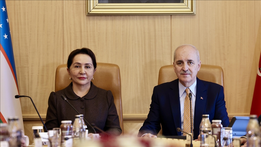 TBMM Başkanı Kurtulmuş, Özbekistan Ali Meclisi Senato Başkanı Narbayeva ile görüştü