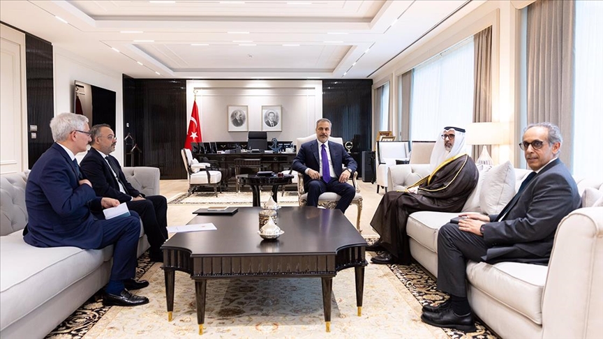 Dışişleri Bakanı Fidan, Kuveyt Dışişleri Bakan Yardımcısı Al Sabah'ı kabul etti