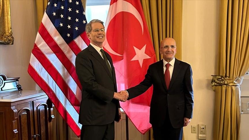 Turkish finance minister, US treasury secretary discuss deeper trade, regional peace
