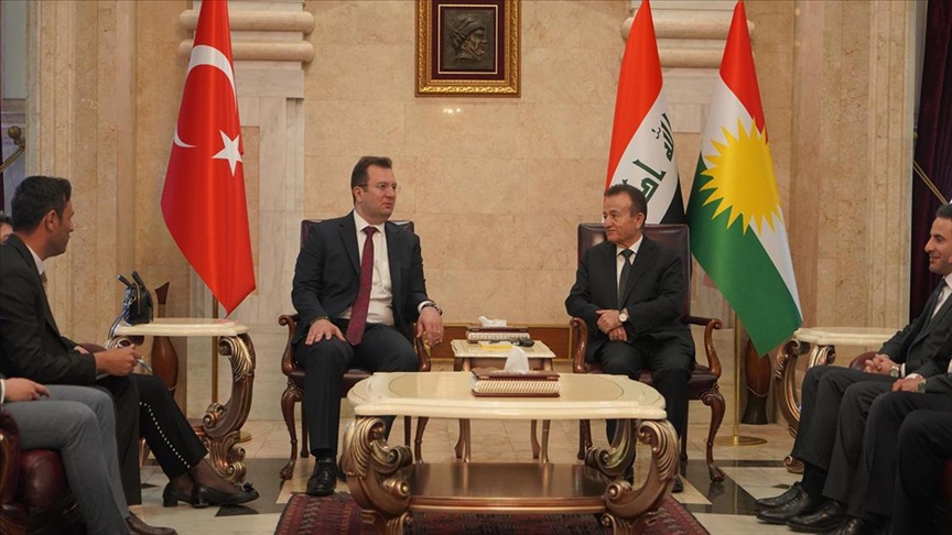 Türkiye'nin Erbil Başkonsolosu Topçu, Zaho ve sınırda ticari ilişkilerin geliştirilmesini görüştü