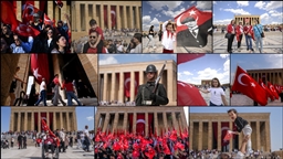 Anıtkabir 23 Nisan'da 200 bini aşkın ziyaretçiyi ağırladı