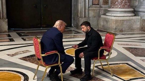 ترامپ و زلنسکی در واتیکان دیدار کردند