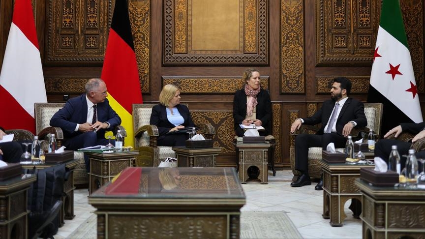 سوريا تجري مباحثات مع ألمانيا والنمسا حول التعاون الأمني