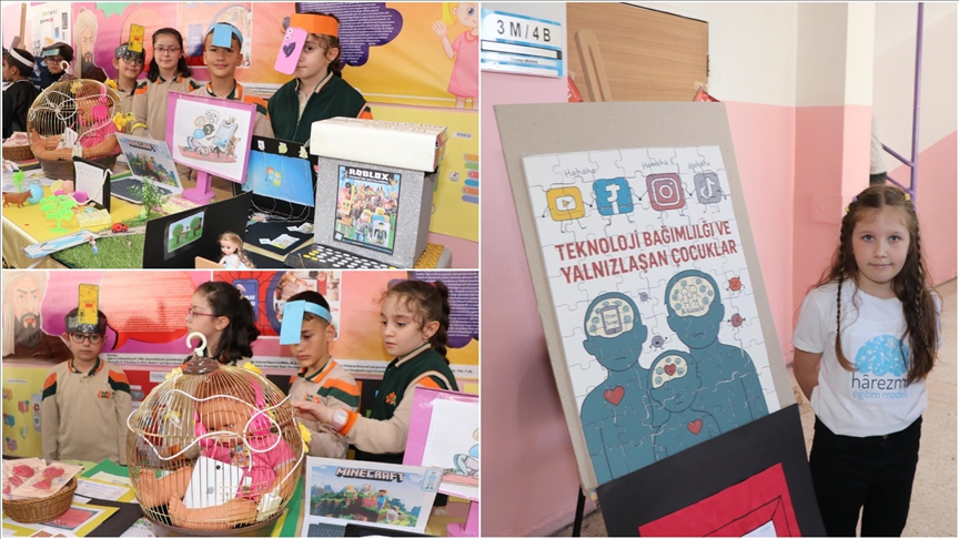 Erzurum'da çocuklar teknoloji bağımlılığı ve akran zorbalığına karşı farkındalık oluşturdu