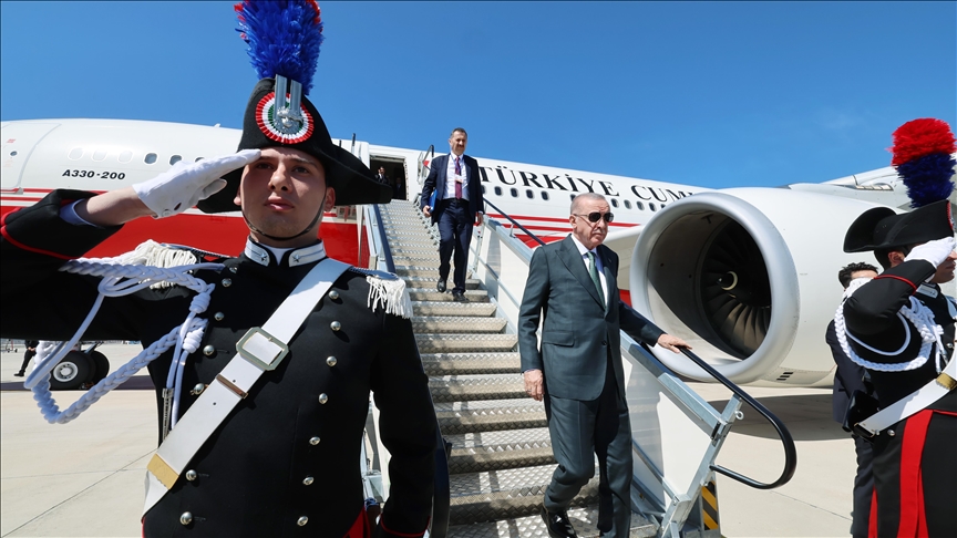 Cumhurbaşkanı Erdoğan İtalya'da