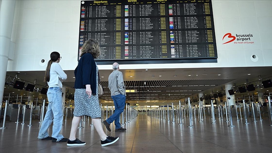 Belçika'da çalışanlar greve gitti