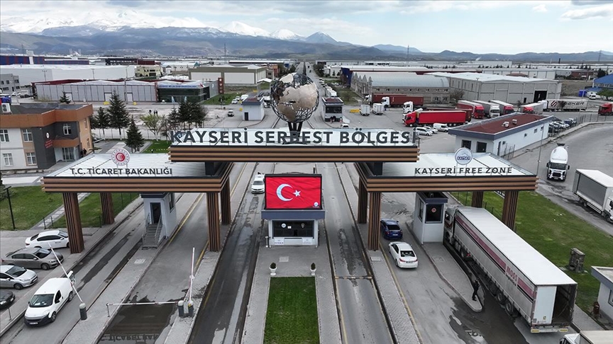 Kayseri Serbest Bölgesi'nden ihracat son 5 yılda yüzde 60 arttı