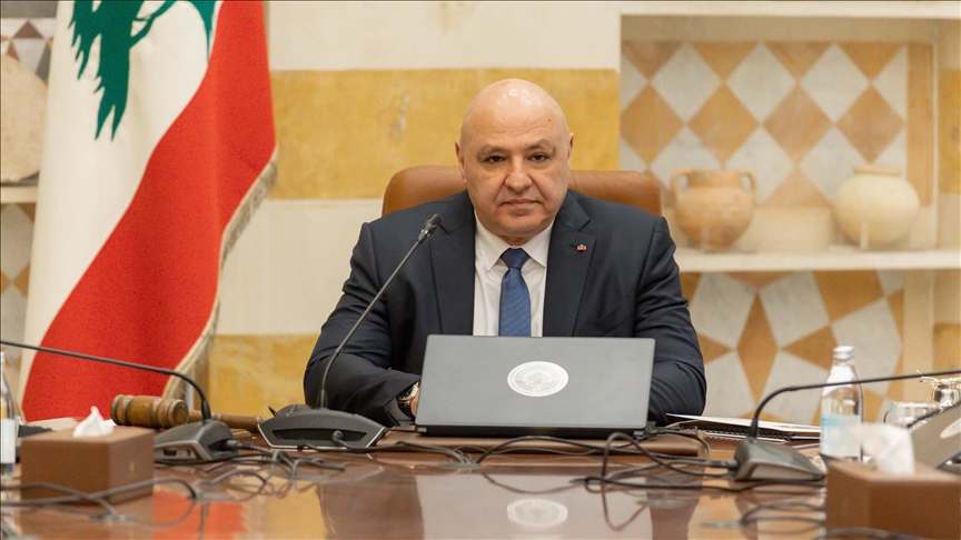 Lebanese president says state to take control of all arms in country through 'dialogue'