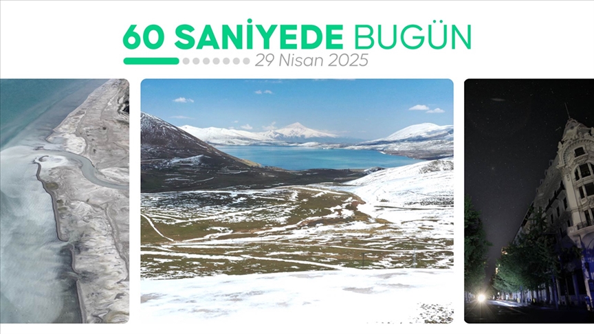 60 saniyede bugün (29 Nisan 2025)