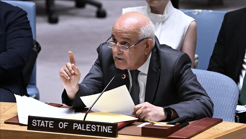 L'ambassadeur palestinien à l'ONU appelle à reconnaître l'État de Palestine pour défendre la solution à deux États