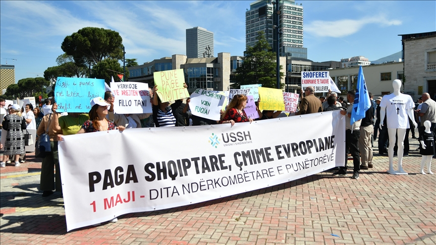 Vendet e Ballkanit Perëndimor me marshe protestuese dhe tubime shënojnë Ditën e Punës